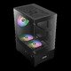 Case mATX - AURA GC9M - 3 x 120 mm A-RGB, Tempered Glass