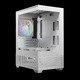 кутия Case mATX - AURA GC9M Elite White - 3 x 120 mm A-RGB, USB-C, Tempered Glass