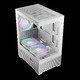 кутия Case mATX - AURA GC9M Elite White - 3 x 120 mm A-RGB, USB-C, Tempered Glass