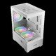 кутия Case mATX - AURA GC9M White - 3 x 120 mm A-RGB, Tempered Glass