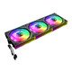 Комплект вентилатори Fan Pack 3-in-1 3x120mm - FN12A-S3I Black, Daisy-Chain, Addressable RGB
