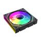 Комплект вентилатори Fan Pack 3-in-1 3x120mm - FN12A-S3I-R Black, Reverse, Daisy-Chain, Addressable RGB