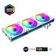 Комплект вентилатори Fan Pack 3-in-1 3x120mm - FN12A-S3I White, Daisy-Chain, Addressable RGB