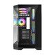 Case ATX - HYPE-A Black - 4 x 120 mm Addressable RGB fans