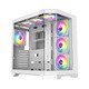 Case ATX - HYPE-A White - 4 x 120 mm Addressable RGB fans