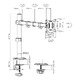Стойка за монитор Monitor Mount - MA-D1-01 - 1 Monitor