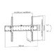 стенна стойка за телевизор TV Mount - WM-70T-02 - 37"-70", 40 kg