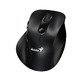Wireless Silent Mouse Ergo 9000S - Silent, Bluetooth, 2.4G, Black