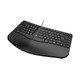клавиатура Ergonomic Keyboard Ergo KB-700 Black - Copilot, Split Wave Design, Palm Rest