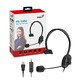 Single Ear Headset - HS-100U, Mic, USB, Black