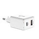 бързо зарядно Fast Charger PD-20AC - 20W, USB-A, USB-C, PD3.0, QC3.0, White