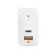 Charger Wall GaN - USB Type-C/A 65W White - PD-65AC
