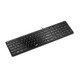 Slim Keyboard SlimStar 126 Black - Copilot, Low profile Chocolate