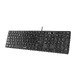 Slim Keyboard SlimStar 126 Black - Copilot, Low profile Chocolate
