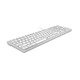 Slim Keyboard SlimStar 126 White - Copilot, Low profile Chocolate