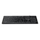 Keyboard SlimStar 820 Black  - AI, Illuminated, Slim, BG, USB