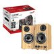 тонколони Speakers 2.0 - SP-HF520BT - 20W RMS, Bluetooth, 3D Surround, Pine Wood