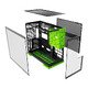 кутия Case EATX - Model 5 Black/Green, NVIDIA style limited edition