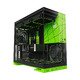 кутия Case EATX - Model 5 Black/Green, NVIDIA style limited edition