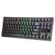 механична клавиатура Gaming Keyboard Mechanical 87 keys GK-979 - Blue switches, Rainbow backlight