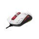 геймърска мишка Gaming Mouse GM-316W - 7200dpi, Detachable covers, White