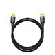 Display Port 1.4 DP M / M 8K 2m - Cotton Braided, Blue Aluminum Alloy - HCELH
