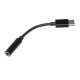 преходник Adapter Type-C M to 3.5mm audio jack 4P F, Black - MAKKI-CBL-C-AUDIO-BK
