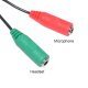 преходник Adapter 3.5mm 4pin M / 2 x 3.5mm F - MAKKI-CBL-SP35
