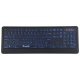 геймърска клавиатура Gaming Keyboard K627 - low profile 104 keys, backlight