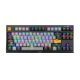 механична клавиатура Gaming Mechanical Keyboard KG980-B - RGB, Blue switches, TKL