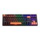 Gaming Mechanical keyboard 87 keys, Orange caps TKL - KG901C