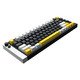 професионална геймърска механична клавиатура Professional Gaming Mechanical Keyboard JET 75 - 8K, Magnetic Gateron Jade Switches - Black/Yellow