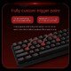 професионална геймърска механична клавиатура Professional Gaming Mechanical Keyboard FIRE 68 RGB - 8K, Gateron Dual-Rail Magnetic Switches [Linear], R