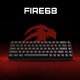професионална геймърска механична клавиатура Professional Gaming Mechanical Keyboard FIRE 68 RGB - 8K, Gateron Dual-Rail Magnetic Switches [Linear], R