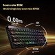 професионална геймърска механична клавиатура Professional Gaming Mechanical Keyboard TITAN 68 TURBO - 8K, Magnetic Fuguang Switches (English US), Blac