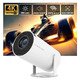 Portable Multimedia Projector HY300 Pro - 4K, Android 11, Wi-Fi, Bluetooth 5.0