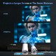 Portable Multimedia Projector HY300 Pro - 4K, Android 11, Wi-Fi, Bluetooth 5.0