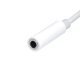 преходник Adapter Type-C M to 3.5mm audio jack 4P F, White - MAKKI-CBL-C-AUDIO-WH