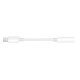 преходник Adapter Type-C M to 3.5mm audio jack 4P F, White - MAKKI-CBL-C-AUDIO-WH