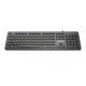 нископрофилна кирилизирана клавиатура Keyboard USB BG - Low profile Chocolate - KB-C14 Black