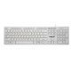 нископрофилна кирилизирана клавиатура Keyboard USB BG - Low profile Chocolate - KB-C14 White