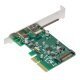 PCI-E card 2 x USB3.1 A+C ports - MAKKI-PCIE-2XUSB31-AC-V1