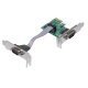 Low Profile PCI-E card to 2 x Serial port - MAKKI-PCIE-SERIAL-LP