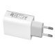 бързо зарядно Fast Charger Wall - QC3.0 + Power Distribution Type-C 18W White - MAKKI-PQ18W-WH