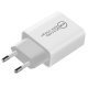 бързо зарядно Fast Charger Wall - QC3.0 + Power Distribution Type-C 18W White - MAKKI-PQ18W-WH