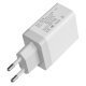 бързо зарядно Fast Charger - QC3.0+2xUSB 30W White - MAKKI-QC30W3