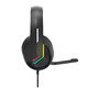 геймърски слушалки Gaming Headphones H8618 Black - 50mm, USB, RGB