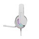 Gaming Headphones H8618 White - 50mm, USB, RGB