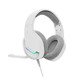 Gaming Headphones H8618 White - 50mm, USB, RGB