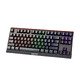 механична геймърска клавиатура Gaming Mechanical keyboard KG953G - Blue switches, 87 keys TKL, RGB